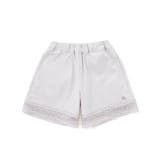 グレー | スラブオックス裾レースショートパンツ(90~150cm) | BeBe