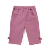 フラワー刺しゅうポケットストレッチウェザーカプリパンツ(90~160cm) | BeBe | 詳細画像12 