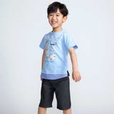 カラーデニムポイントロゴハーフパンツ(90~150cm) | BeBe | 詳細画像4