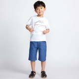 カラーデニムポイントロゴハーフパンツ(90~150cm) | BeBe | 詳細画像5