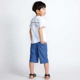 カラーデニムポイントロゴハーフパンツ(90~150cm) | BeBe | 詳細画像6