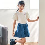 ストレッチジョグデニムプリーツショートパンツ(90~150cm) | BeBe | 詳細画像7 