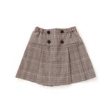 【お揃い】グレンチェックプリーツスカート風ショートパンツ(90~160cm) | BeBe | 詳細画像12