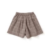 【お揃い】グレンチェックプリーツスカート風ショートパンツ(90~160cm) | BeBe | 詳細画像13