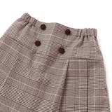 【お揃い】グレンチェックプリーツスカート風ショートパンツ(90~160cm) | BeBe | 詳細画像14
