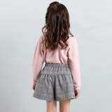 【お揃い】グレンチェックプリーツスカート風ショートパンツ(90~160cm) | BeBe | 詳細画像4