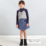 モールスキンラップスカート風ショートパンツ(90~160cm) | BeBe | 詳細画像2