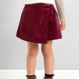 ボルドー | モールスキンラップスカート風ショートパンツ(90~160cm) | BeBe