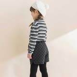 タフタキルティングサイドカットショートパンツ(90~150cm) | BeBe | 詳細画像3 