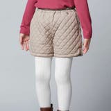 ベージュ | タフタキルティングサイドカットショートパンツ(90~150cm) | BeBe