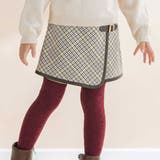 【お揃い】TRチェックパイピングラップスカート風ショートパンツ(100~150c… | BeBe | 詳細画像1 