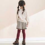 【お揃い】TRチェックパイピングラップスカート風ショートパンツ(100~150c… | BeBe | 詳細画像3 