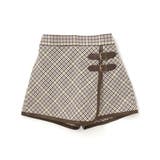 【お揃い】TRチェックパイピングラップスカート風ショートパンツ(100~150c… | BeBe | 詳細画像7 