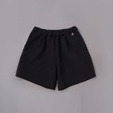 ブラック | ダブルクロスタックショートパンツ(110~130cm) | BeBe