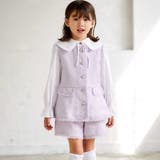 【お揃い】ツイード調フリンジショートパンツ(90~150cm) | BeBe | 詳細画像4 