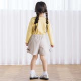 コードレーンサイドカットキュロットパンツ(90~150cm) | BeBe | 詳細画像3 