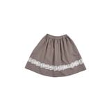 デニム 風 レース 切り替え ギャザー スカート(90~140cm) | BeBe | 詳細画像11