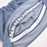 デニム 風 レース 切り替え ギャザー スカート(90~140cm) | BeBe | 詳細画像18