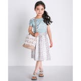 パッチワーク 風 フラワー プリント ミディ スカート(100~140cm) | BeBe | 詳細画像3