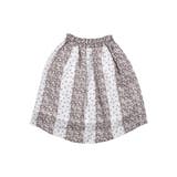 パッチワーク 風 フラワー プリント ミディ スカート(100~140cm) | BeBe | 詳細画像9