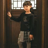 【お揃い】チェック切替スカート(100～150cm) | BeBe | 詳細画像2 