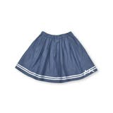 ネイビー | シャンブレーマリンスカート(90~150cm) | BeBe