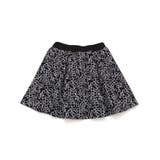 【お揃い】ジオメトリックロゴ総柄ポンチギャザースカート(90~150cm) | BeBe | 詳細画像5 