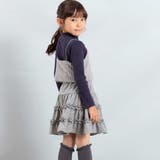 シャンブレーフリルティアードスカート(100~150cm) | BeBe | 詳細画像3 