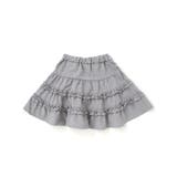 シャンブレーフリルティアードスカート(100~150cm) | BeBe | 詳細画像5 