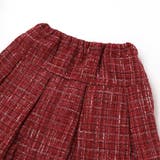 エタンセルラメツイードインナーパンツ付プリーツスカート | BeBe | 詳細画像14 