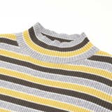 マルチボーダーリブハイネックニット(90~150cm) | BeBe | 詳細画像12 