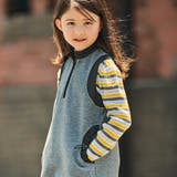 マルチボーダーリブハイネックニット(90~150cm) | BeBe | 詳細画像4 