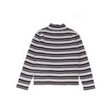 マルチボーダーリブハイネックニット(90~150cm) | BeBe | 詳細画像8 