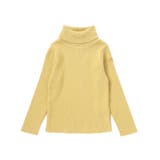 【日本製】リブニットタートルネック(80~150cm) | BeBe | 詳細画像1