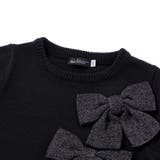 BIGリボンモチーフニットプルオーバー(100~150cm) | BeBe | 詳細画像14