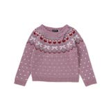 ノルディック求心柄ジャガードニットプルオーバー(90~150cm) | BeBe | 詳細画像10