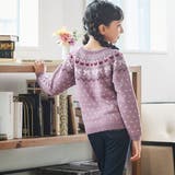 ノルディック求心柄ジャガードニットプルオーバー(90~150cm) | BeBe | 詳細画像4