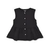 ダブルクロスパールボタンペプラムベスト(110~130cm) | BeBe | 詳細画像10