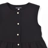 ダブルクロスパールボタンペプラムベスト(110~130cm) | BeBe | 詳細画像12