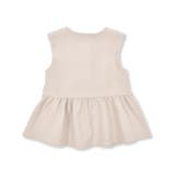 ダブルクロスパールボタンペプラムベスト(110~130cm) | BeBe | 詳細画像6