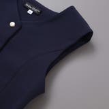 ダブルクロスパールボタンフレアベスト(110~160cm) | BeBe | 詳細画像11