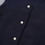 ダブルクロスパールボタンフレアベスト(110~160cm) | BeBe | 詳細画像12