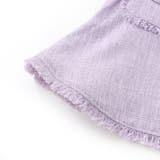 【お揃い】ツイード調フリンジボタンジレ(110~150cm) | BeBe | 詳細画像12 