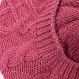 ケーブル 編み ニット ベレー (48~59cm) | BeBe | 詳細画像14