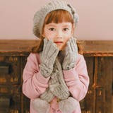 リボン付きニットベレー(48~56cm) | BeBe | 詳細画像2 