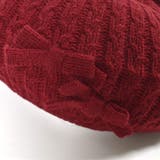 リボン付きニットベレー(48~56cm) | BeBe | 詳細画像6 