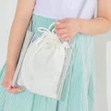 グレー | ロゴクリアBAG・巾着付き | BeBe