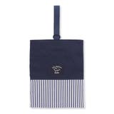 ストライプ切り替えシューズバッグ | BeBe | 詳細画像1 