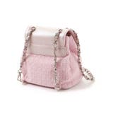 【お揃い】ハートタグ付きブロッサムラメツイード2wayミニリュック | BeBe | 詳細画像10 