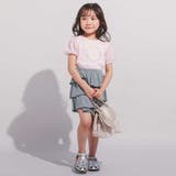 【お揃い】ハートタグ付きブロッサムラメツイード2wayミニリュック | BeBe | 詳細画像7 